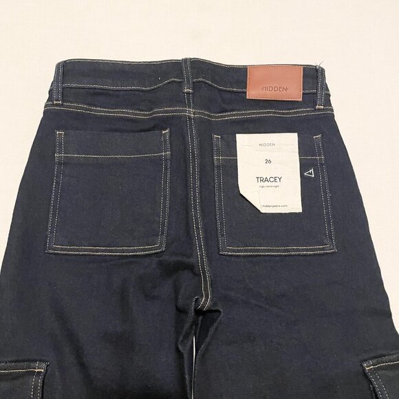 Hidden Tracey Straight Denim Jeans Womens Size 26 - Picture 14 of 16